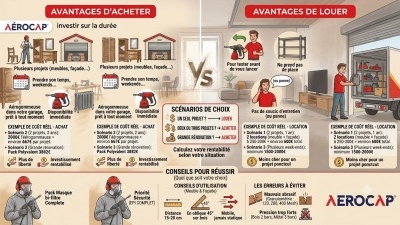 Est-ce plus rentable d'acheter ou de louer une Aérogommeuse ? 