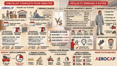 Checklist complète pour débuter en Aérogommage