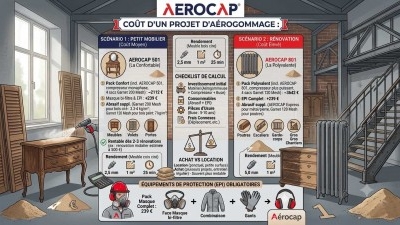 Coût d'un projet d'Aérogommage : calculer votre budget avant de vous lancer