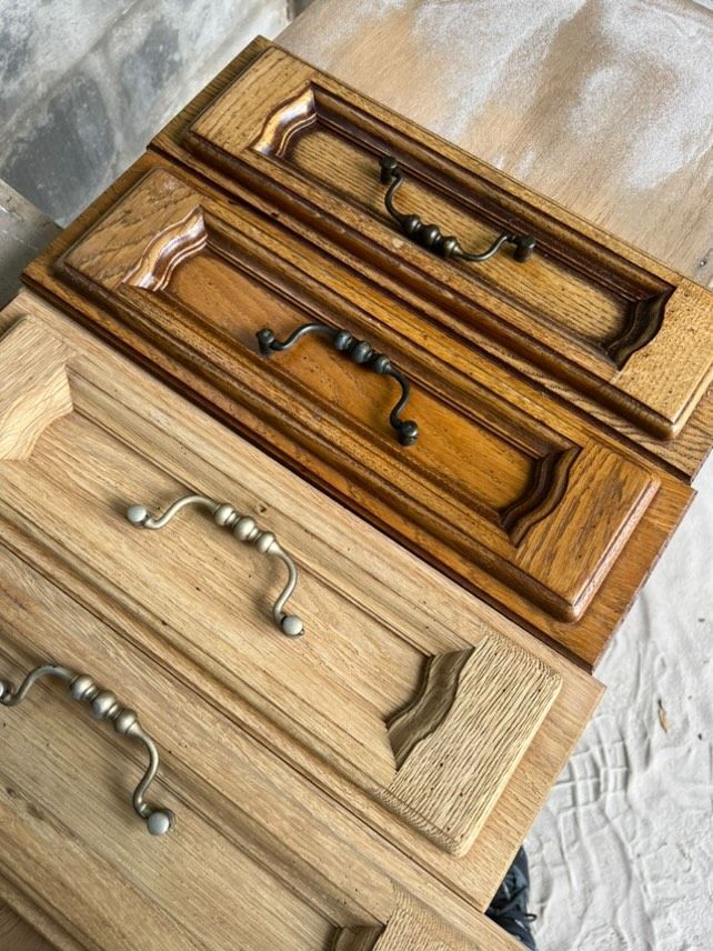 Décapage vernis bois, avant et après aérogommage