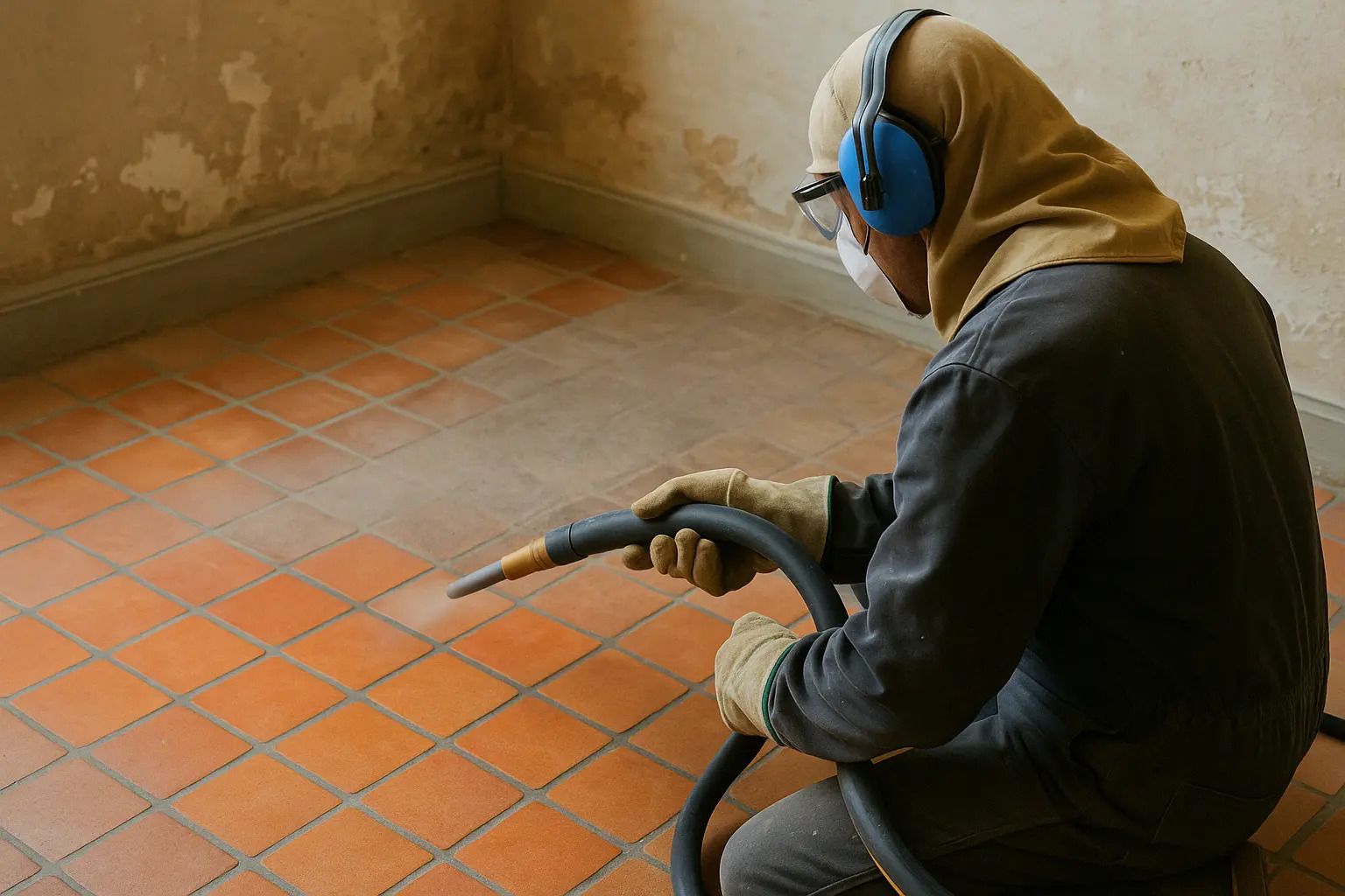 Décapage carrelage
