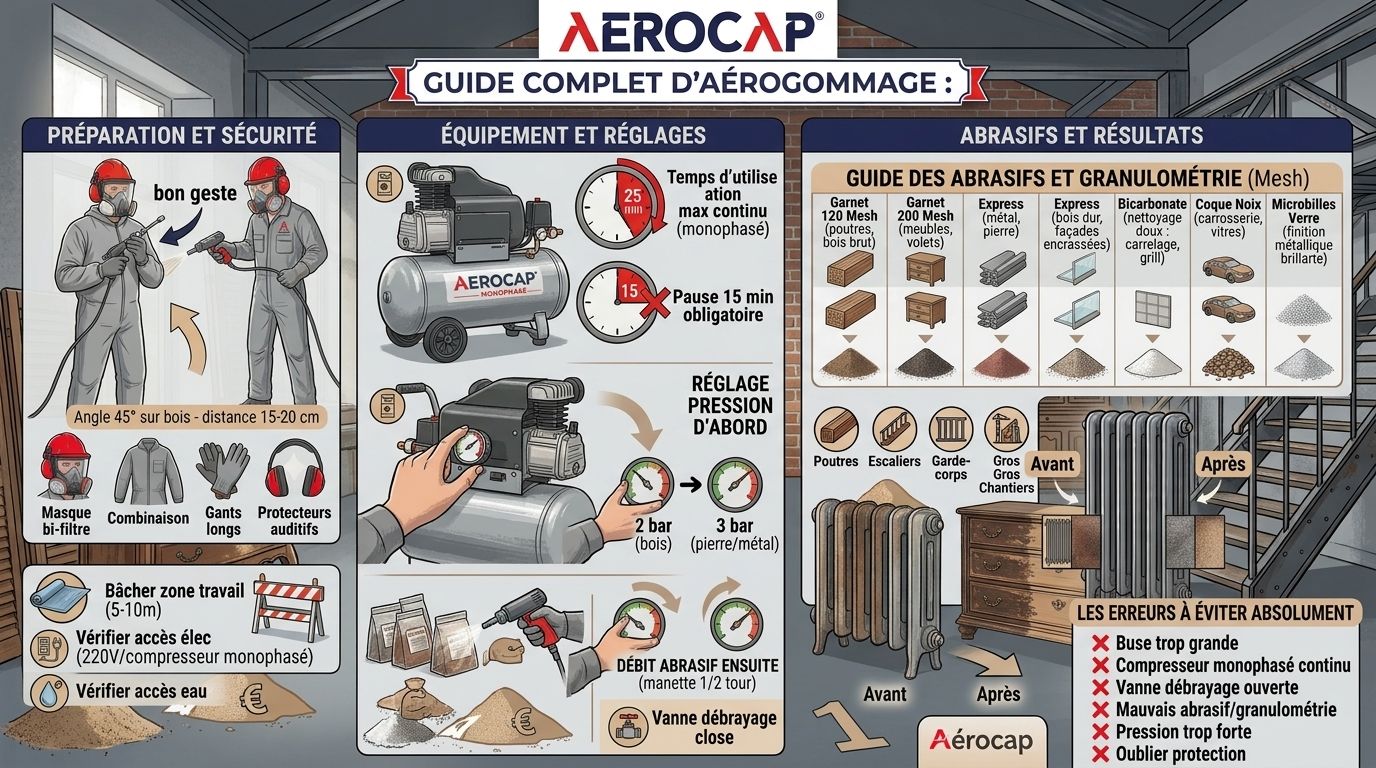 guide aérogommage