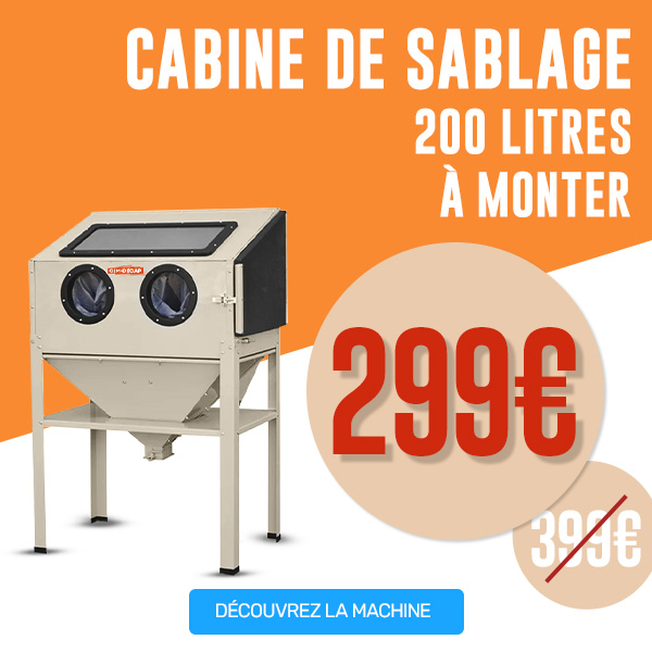 Promotion 200l cabine de sablage